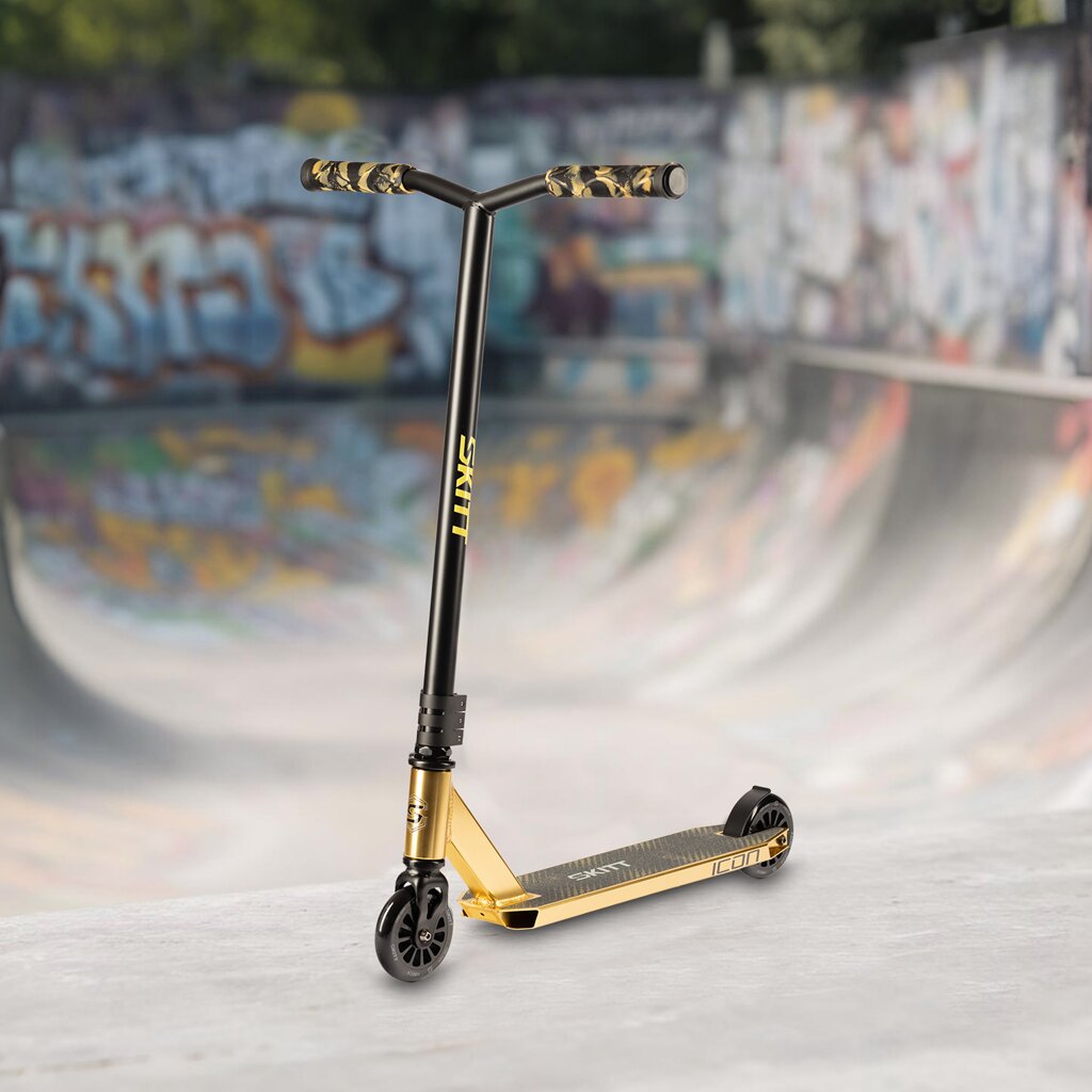 SKITT Freestyle koloběžka ICON Gold lifestyle koloběžka profil 3